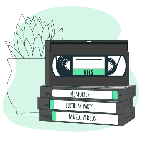 Cassette tape transcription — mail in service